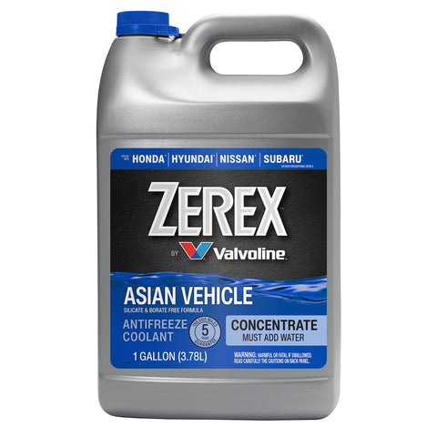 Zerex Asian Blue ანტიფრიზის კონცენტრატი, კანისტრის წინა მხარე